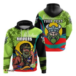 custom personalised raiders naidoc week hoodie canberra indigenous sport special style tee ausie