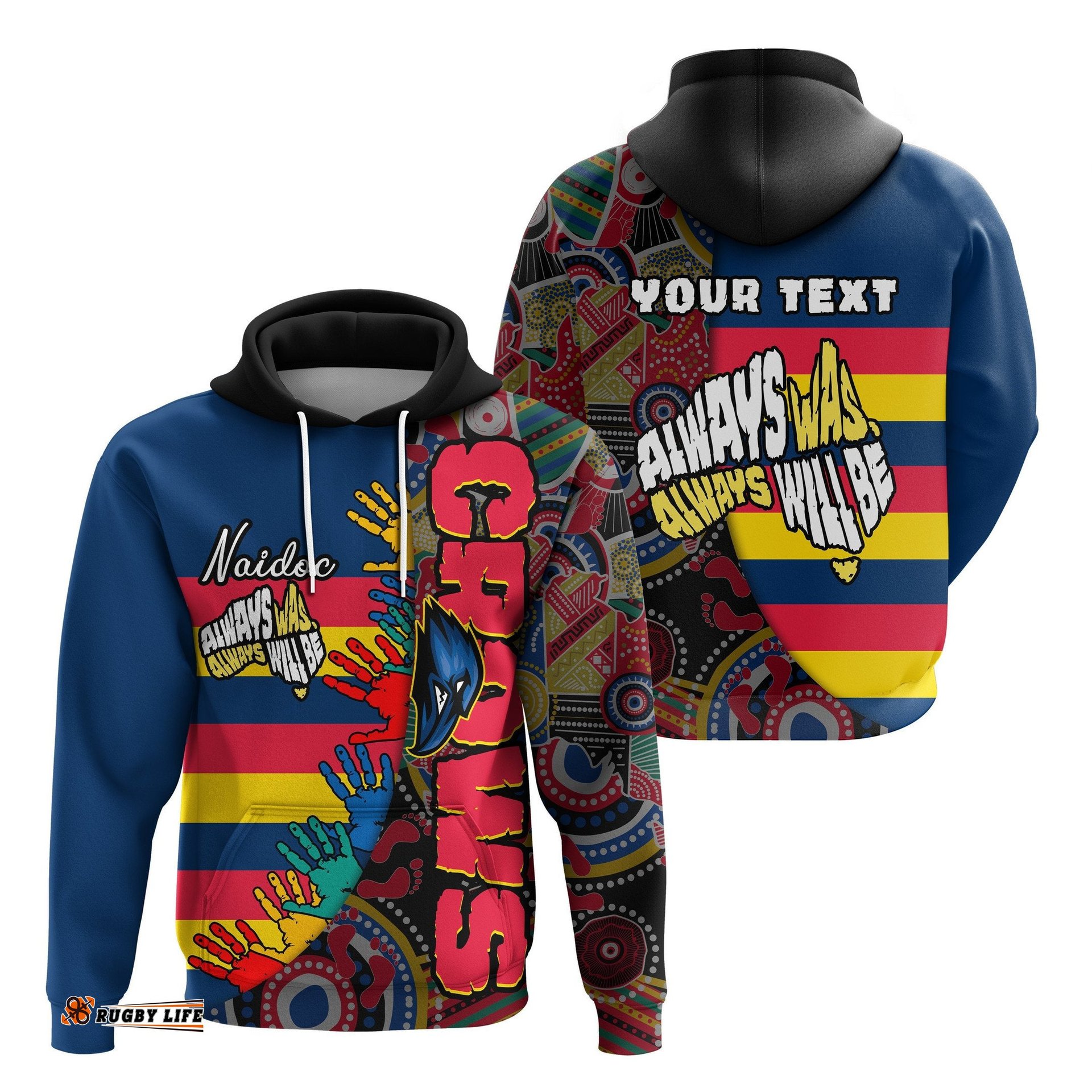 custom personalised adelaide naidoc week hoodie crows aboriginal special style tee ausie