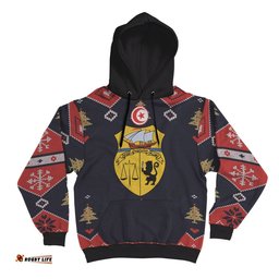 tunisia christmas hoodie santa claus ho ho ho tee ausie