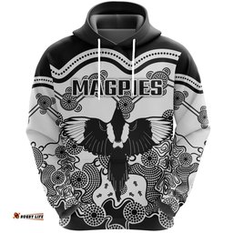 australia indigenous football hoodie magpies tee ausie