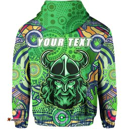 custom personalised raiders newest hoodie come on green tee ausie
