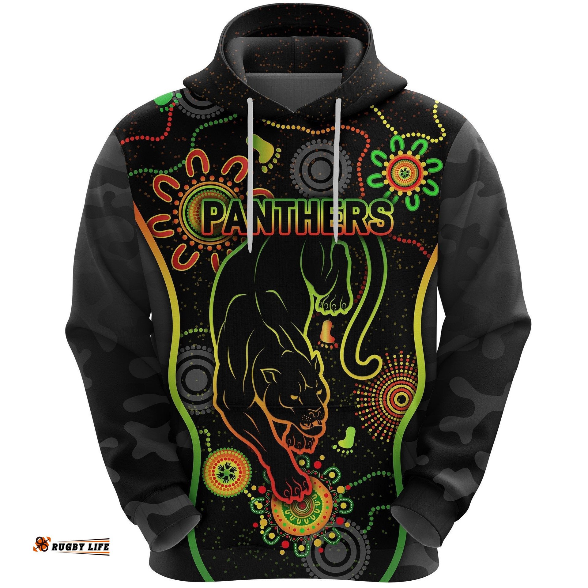 penrith panthers hoodie anzac day unique indigenous tee ausie