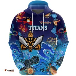 custom personalised gold coast titans hoodie gladiator naidoc heal country heal our nation custom text and number tee ausie