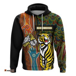custom personalised richmond naidoc week hoodie tigers aboriginal sport style tee ausie