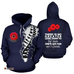 heart of the anzac new zealand hoodie navy tee ausie