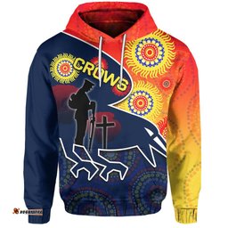 Adelaide Crows Hoodie ANZAC Day