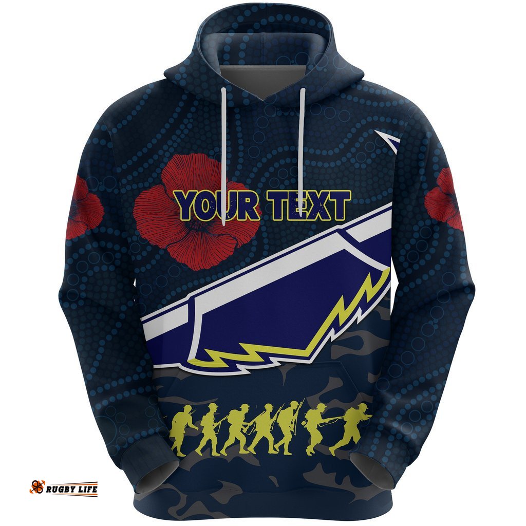 custom personalised cowboys hoodie anzac country style tee ausie