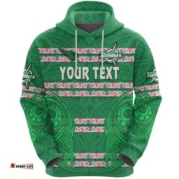 Custom Personalised Manawatu Turbos Hoodie Maori Vibes