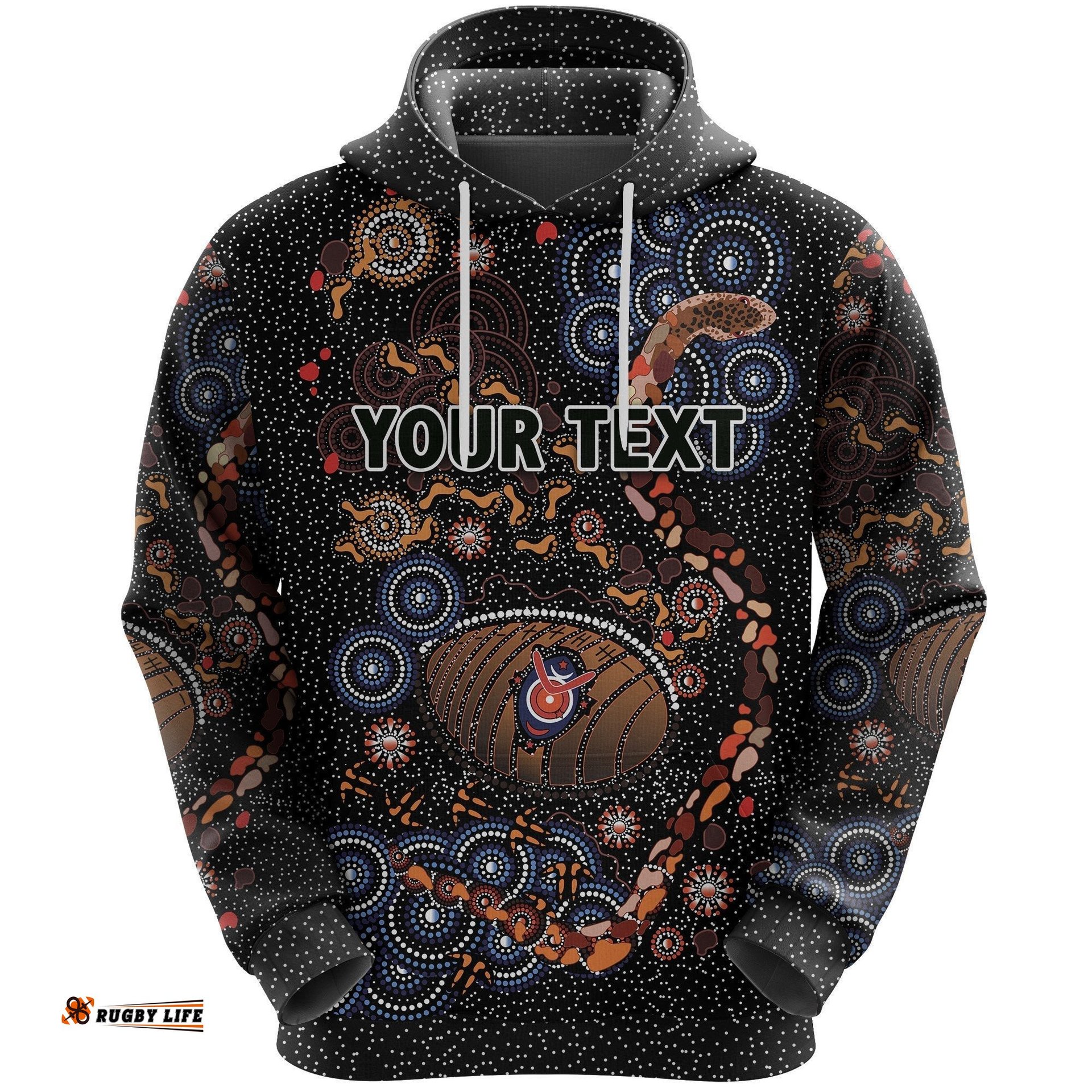 Custom Personalised Indigenous Hoodie All Stars 04