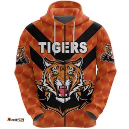Balmain Zip Hoodie Tigers Orange Vibes No.1