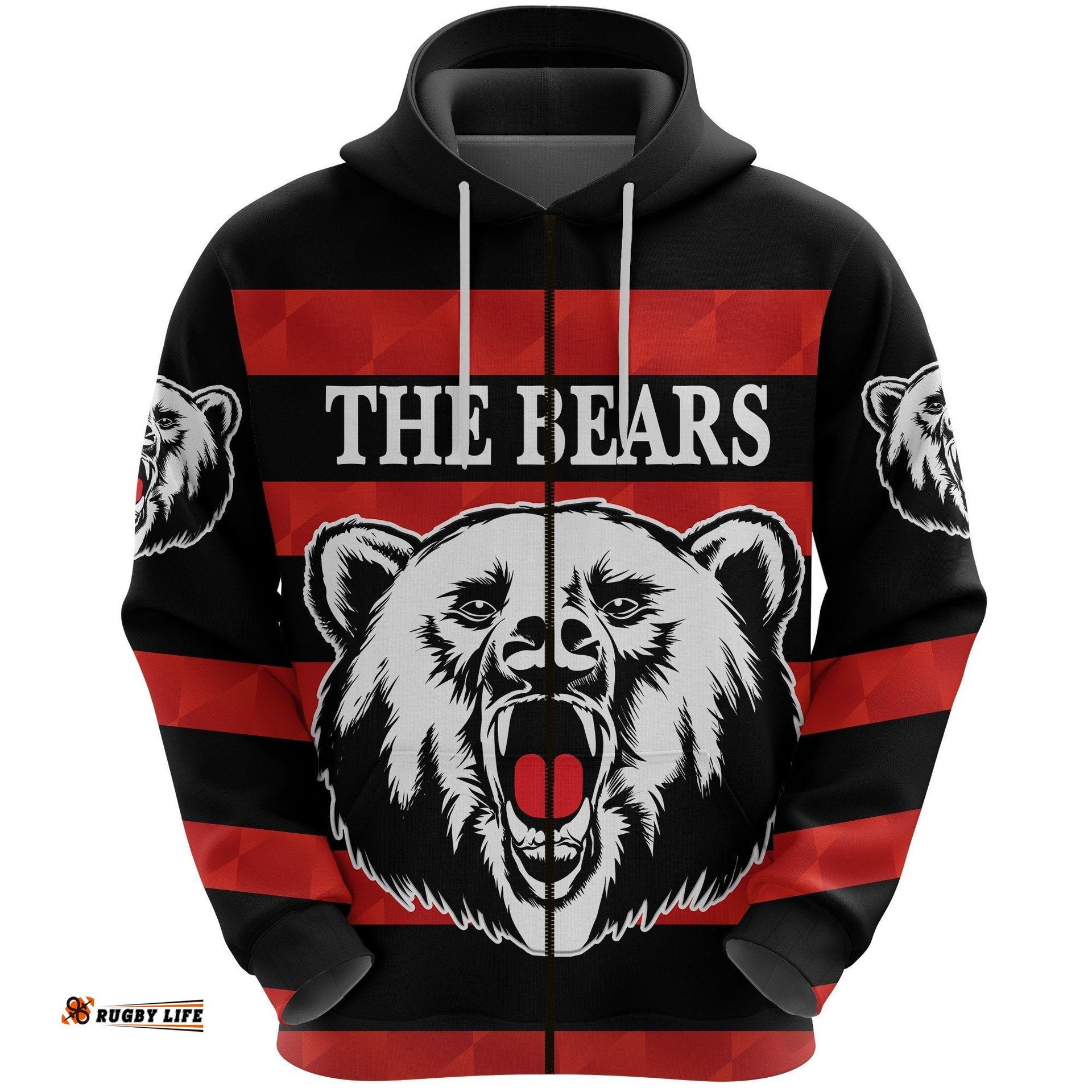 North Sydney Zip Hoodie The Bears Simple Style