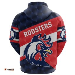 Custom Personalised Sydney Zip Hoodie Roosters Sporty Style