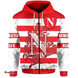 Newcastle Rebels Zip Hoodie Original 1908