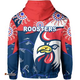 Custom Personalised Roosters Zip Hoodie Sydney Forever Chooks
