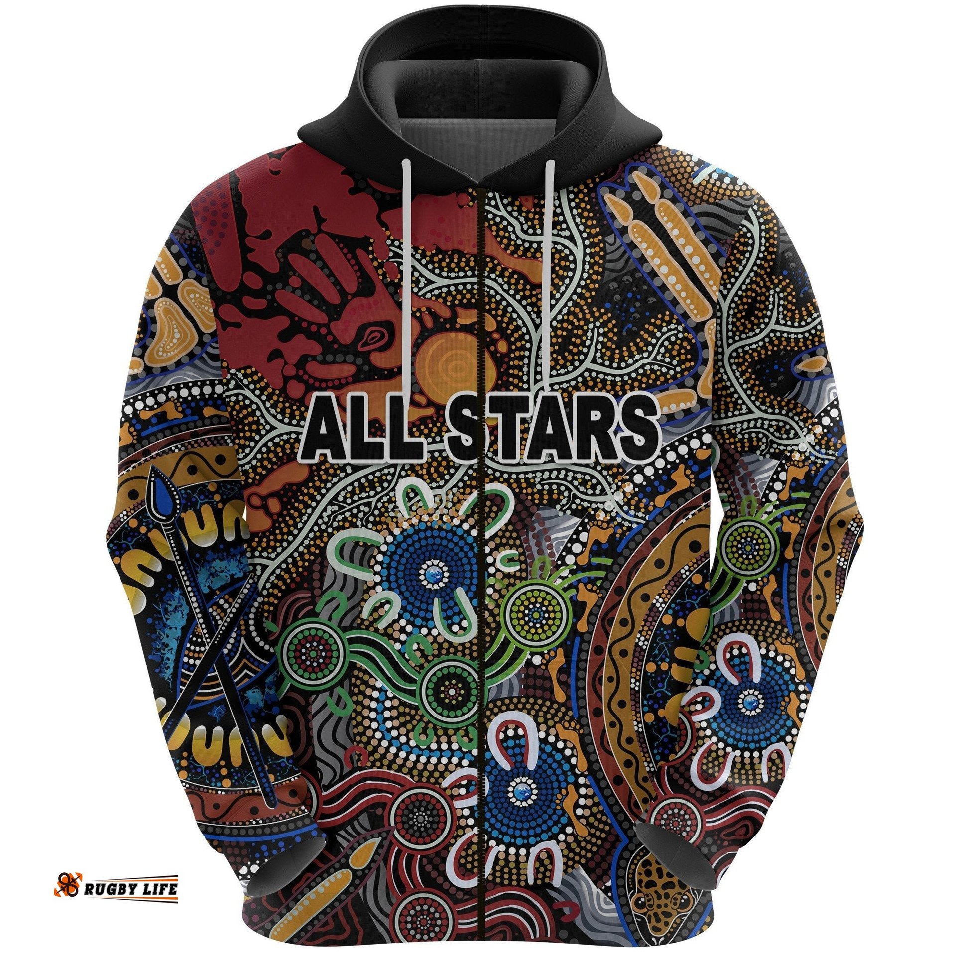 Indigenous Zip Hoodie All Stars Signature Vibes
