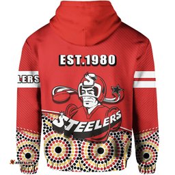 Illawarra Steelers Zip Hoodie Bring Back Indigenous