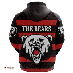 Custom Personalised North Sydney Zip Hoodie The Bears Original Style