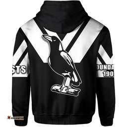 Wests 1908 Zip Hoodie Western Suburbs Magpies
