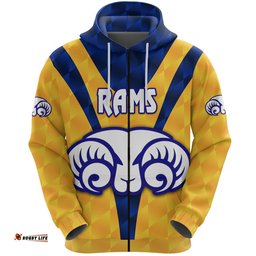 Adelaide Zip Hoodie Rams Merino Original Yellow