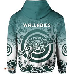 Wallabies Zip Hoodie Brilliant Future Wallaby