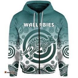 Wallabies Zip Hoodie Brilliant Future Wallaby