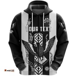 Custom Personalised Pies Indigenous Zip Hoodie Collingwood