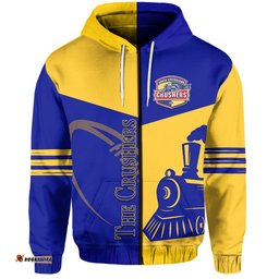 Custom Personalised South Queensland Crushers Zip Hoodie