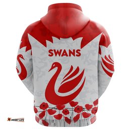 Sydney Zip Hoodie Swans ANZAC day