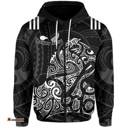 Aotearoa Super Rugby Zip Hoodie Maori Kiwi