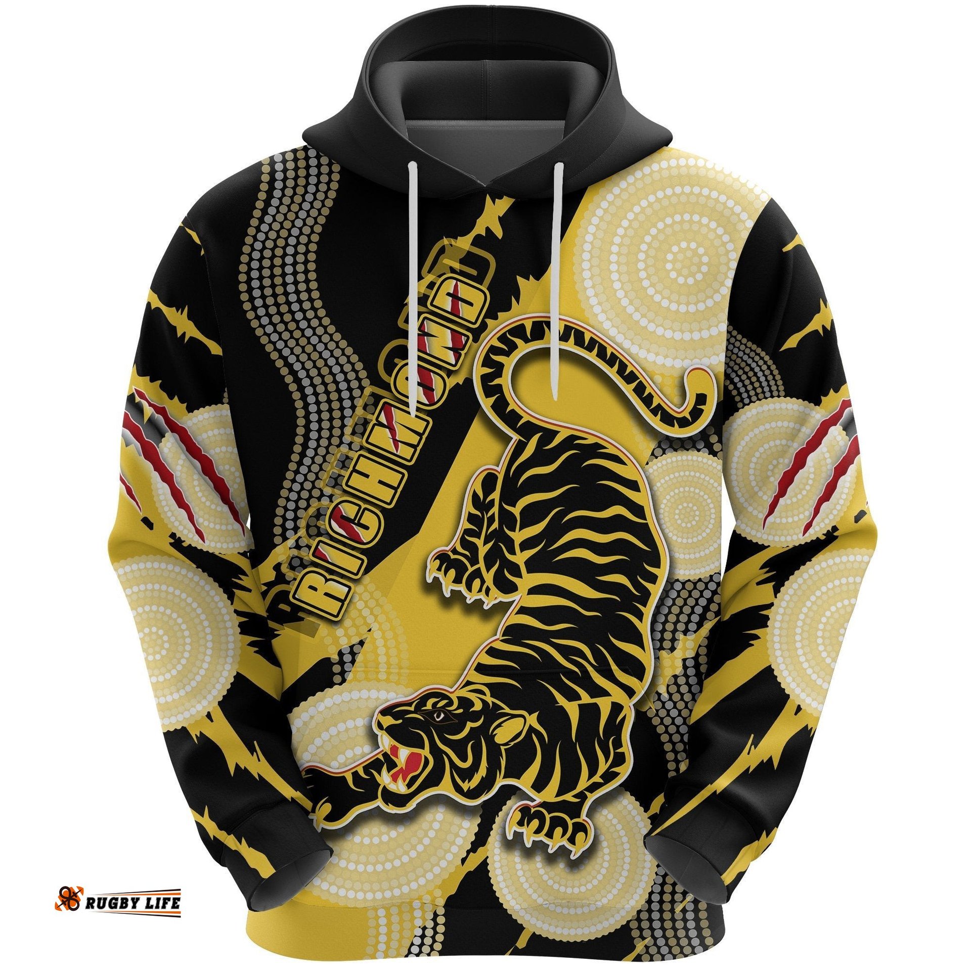 Richmond Hoodie Power Tigers Indigenous 08