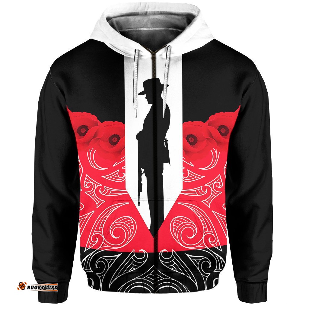 ST Kilda Zip Hoodie ANZAC Day
