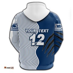 Custom Personalised Geelong Zip Hoodie Cats Indigenous