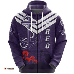 Fremantle Zip Hoodie Freo ANZAC Day