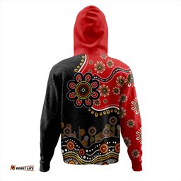 Amazing Aussie Australia Aboriginal Dot Art In My Heart Hoodie