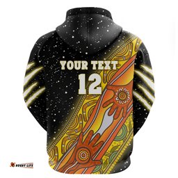 Custom Personalised Richmond Premier Zip Hoodie Tigers Aboriginal