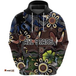 Indigenous Zip Hoodie All Stars Ethnic Style