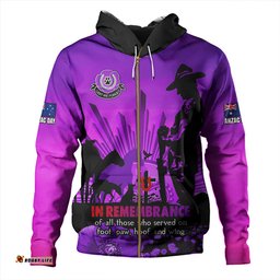 Amazing Aussie Australia Anzac Day Animal Companions Forever Remembered Hoodie
