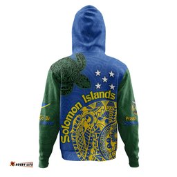 Amazing Aussie Australia South Sea Islanders Proud To Be Solomon Islander In Polynesian Pattern Inspired Hoodie