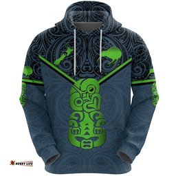 New Zealand Maori Rugby Hoodie Pride Version Navy
