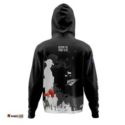 Amazing Aussie New Zealand Anzac Day Keeping The Spirit Alive Hoodie