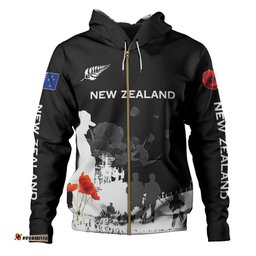 Amazing Aussie New Zealand Anzac Day Keeping The Spirit Alive Hoodie