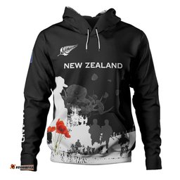 Amazing Aussie New Zealand Anzac Day Keeping The Spirit Alive Hoodie