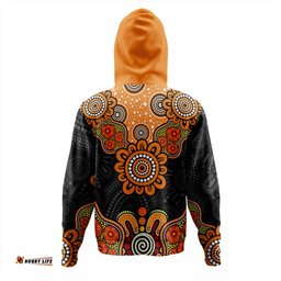 Amazing Aussie Australia Aboriginal Indigenous Dot Style Design Cuture Hoodie