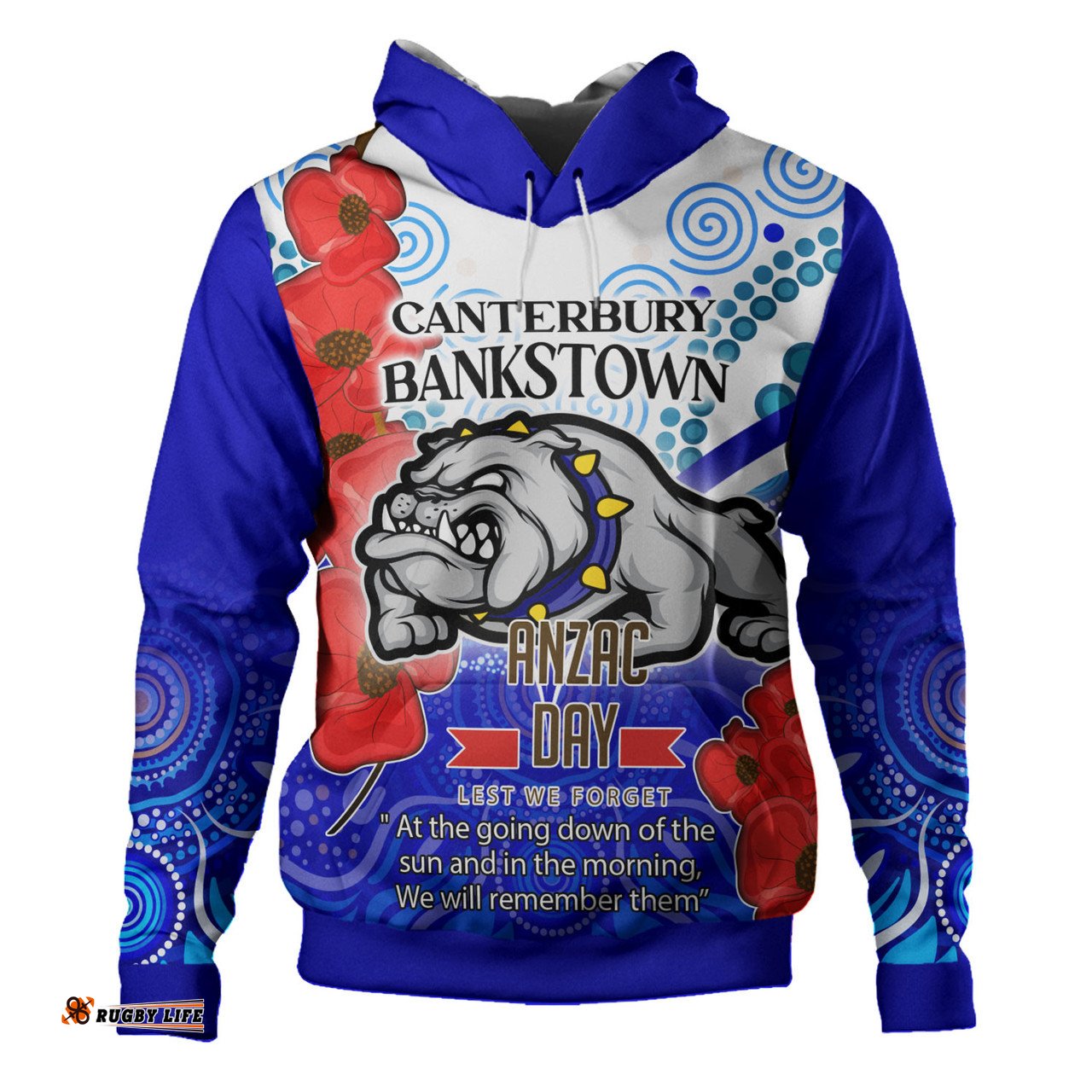 Amazing Aussie Australia Custom Anzac Poppy Flowers Lest We Forget Hoodie