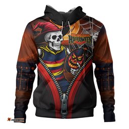 Amazing Aussie Adelaide Crows Halloween Night Reaper Hoodie