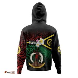 Amazing Aussie Australia South Sea Islanders Vanuatu Special Original Flag In Polynesian Style Hoodie