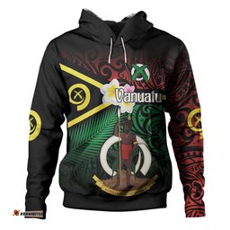 Amazing Aussie Australia South Sea Islanders Vanuatu Special Original Flag In Polynesian Style Hoodie