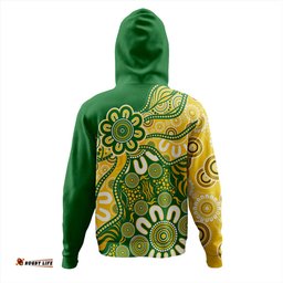 Amazing Aussie Australia Aboriginal Dot Design Kangaroo Hoodie