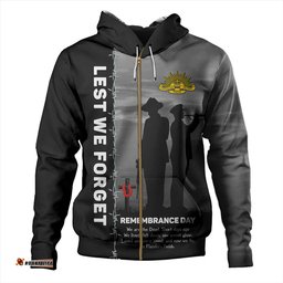 Amazing Aussie Australia Remembrance Day We Shall Not Forget We Will Remember Them Black Hoodie