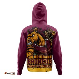 Amazing Aussie Brisbane Broncos Unleash Power In The Ultimate Battle Hoodie